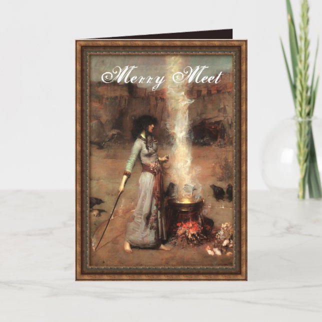 Pagan Customisable Holiday Card (Front)