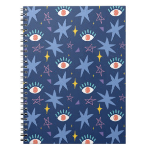 Pagan Gothic Evil Eye Notebook   Unique Journal