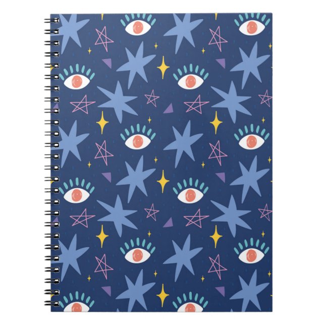 Pagan Gothic Evil Eye Notebook | Unique Journal (Front)