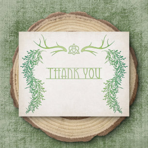 Pagan Handfasting Wedding Thank You Card