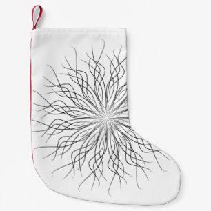 Pagan mandala tattoo spiritual small christmas stocking