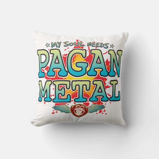 Pagan Metal Soul Cushion (Front)