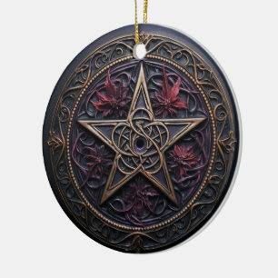 Pagan Pentagram Ornament