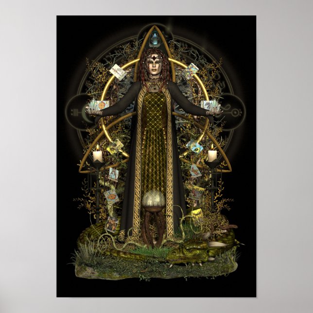 Pagan Poster - Witch of the Tarot [A3] (Front)