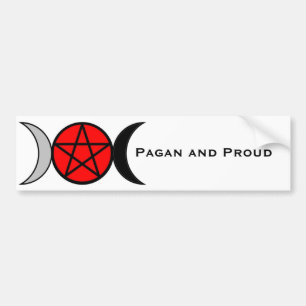Pagan Pride- Triple Goddess Bumper Sticker