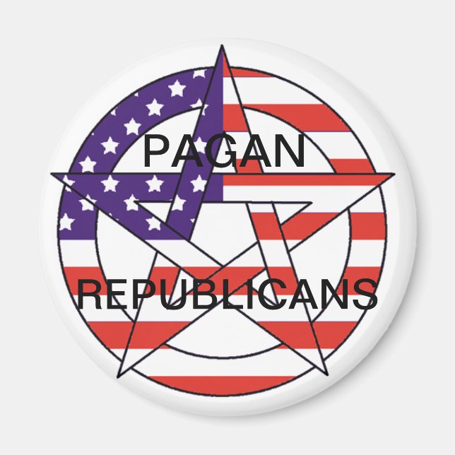 Pagan Republicans Magnet (Front)
