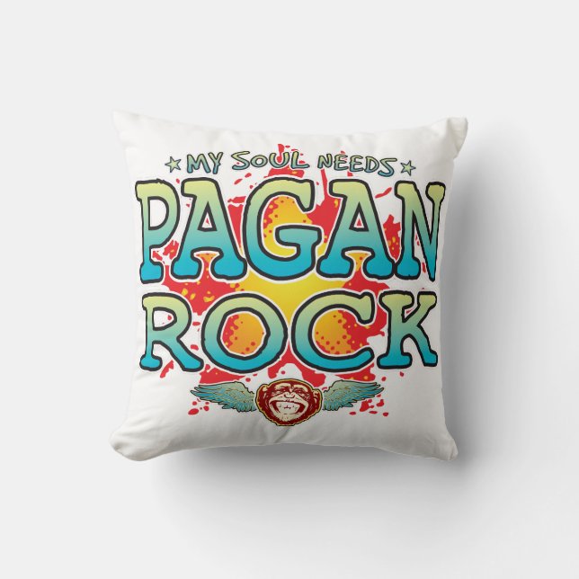 Pagan Rock Soul Cushion (Front)