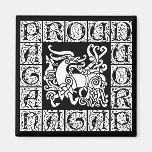 Pagan Stag Magnet