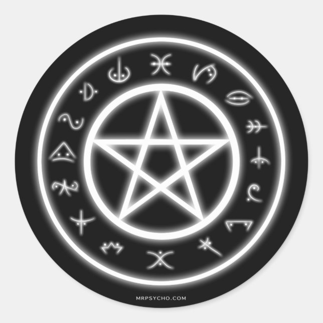 Pagan Symbol Sticker (Front)