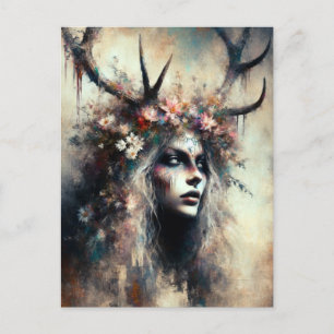 Pagan Woman Elen of the Ways Postcard