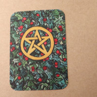 Pagan Yule Pentagram