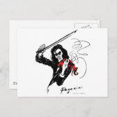 Paganini color3 b&w&red 300dpi postcard (Front/Back)