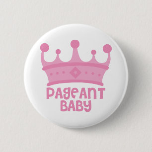 Pagant Baby 6 Cm Round Badge