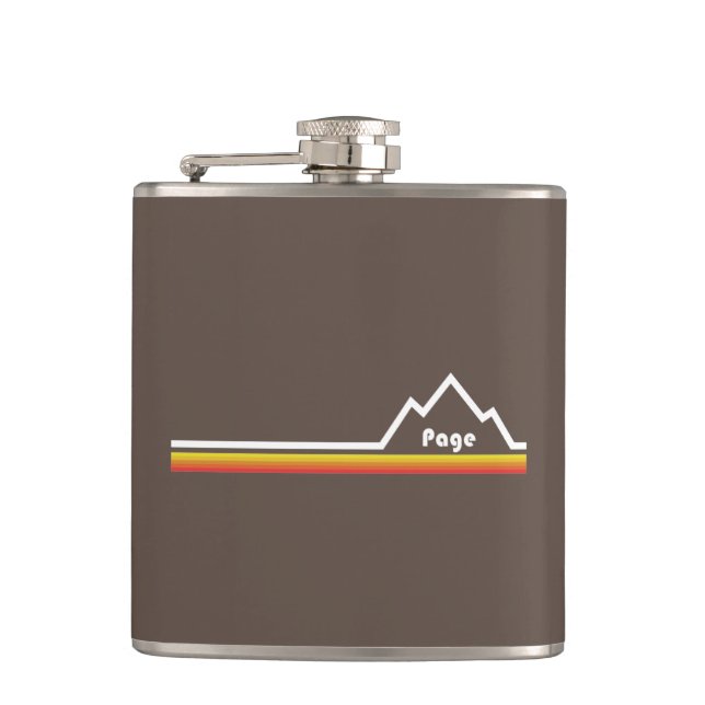 Page Arizona Hip Flask (Front)
