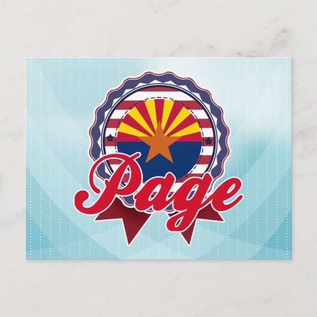 Page, AZ Postcard (Front)