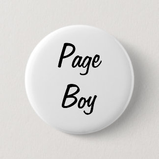 Page Boy Badge