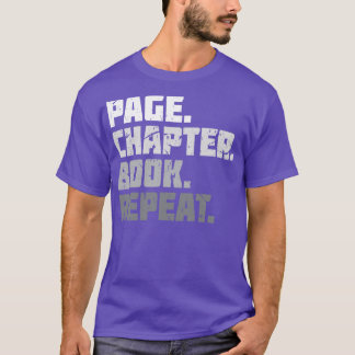 Page Chapter Book Lover Reading T-Shirt