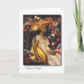 Page di Fungi Tarot Greeting Card