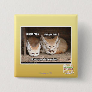 Page display options 15 cm square badge