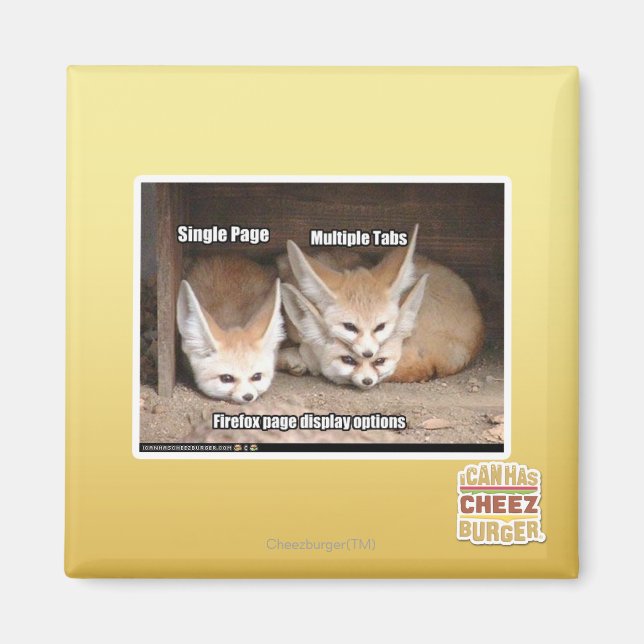 Page display options magnet (Front)
