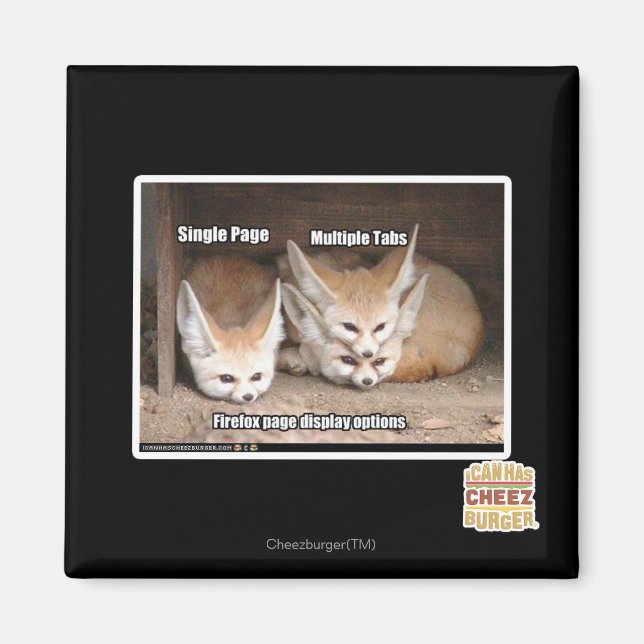 Page display options magnet (Front)