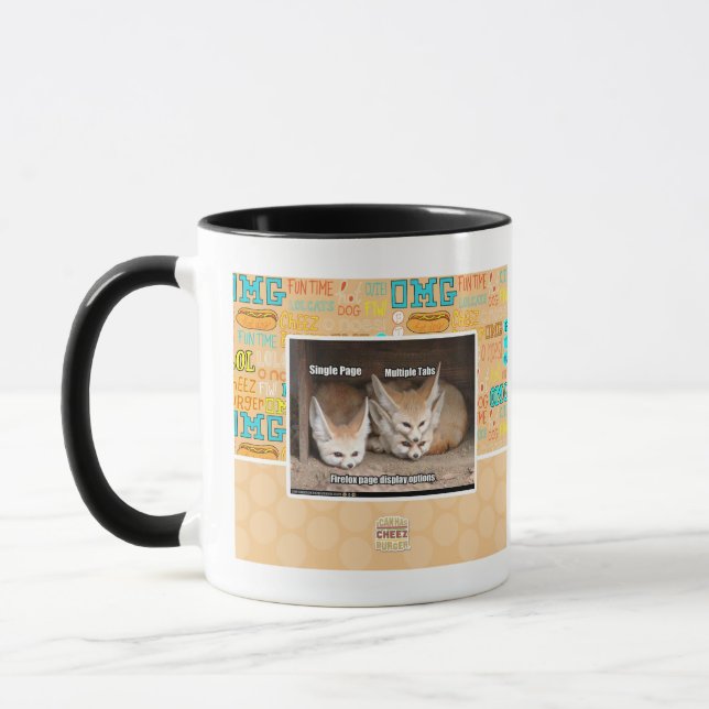 Page display options mug (Left)