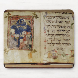 Page from a Haggadah Mouse Pad
