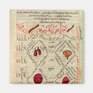 Page from the 'Canon of Medicine' by Avicenna Magnet