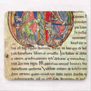 Page from the Charter Kelso Abbey with Mouse Pad