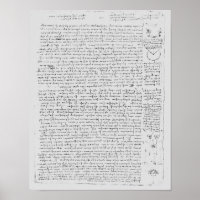 Page from the Codex Leicester, 1508-12
