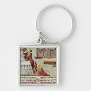 Page from the 'Histoire du Grand Alexandre' Key Ring