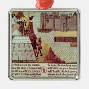 Page from the 'Histoire du Grand Alexandre' Metal Tree Decoration