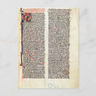 Page from the 'Somme de Theologie' Postcard