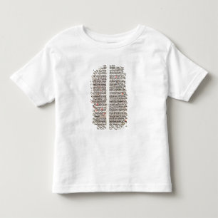 Page from the 'Somme de Theologie' Toddler T-Shirt