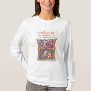 Page from the Winchester Bible, c.1150-80 T-Shirt
