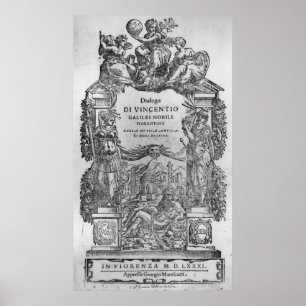 page of 'Della Musica Antica et della Moderna' Poster