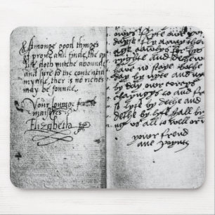 Page of manuscript mouse pad