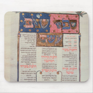 Page of text and illustration mouse pad