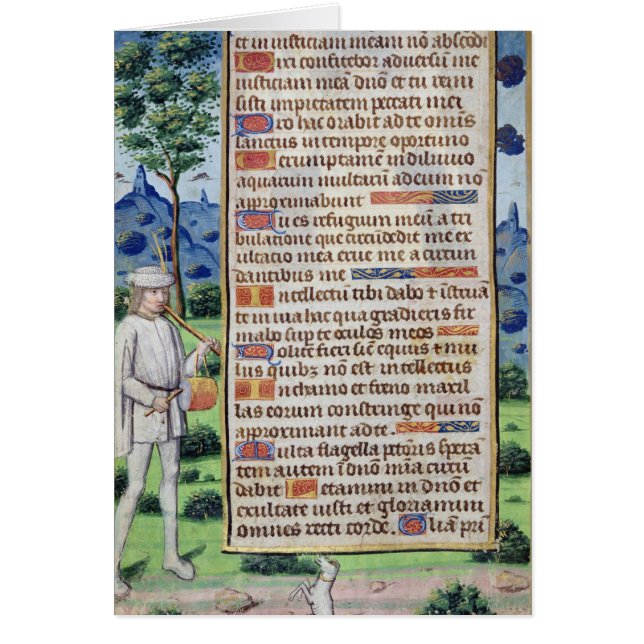 Page of text with a border detail of a (Front)