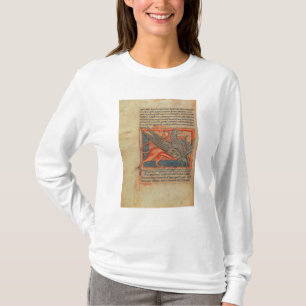 Page of text with an illustration of a griffin T-Shirt