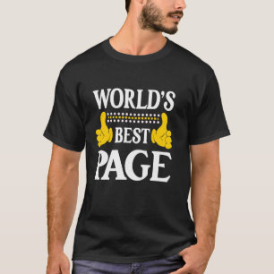 Page Surname Funny Team Family Last Name World's B T-Shirt