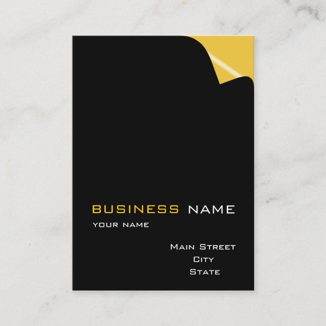 page_turn_business_card business card (Front)