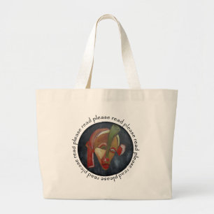 Page Turner Read Me Large Tote Bag