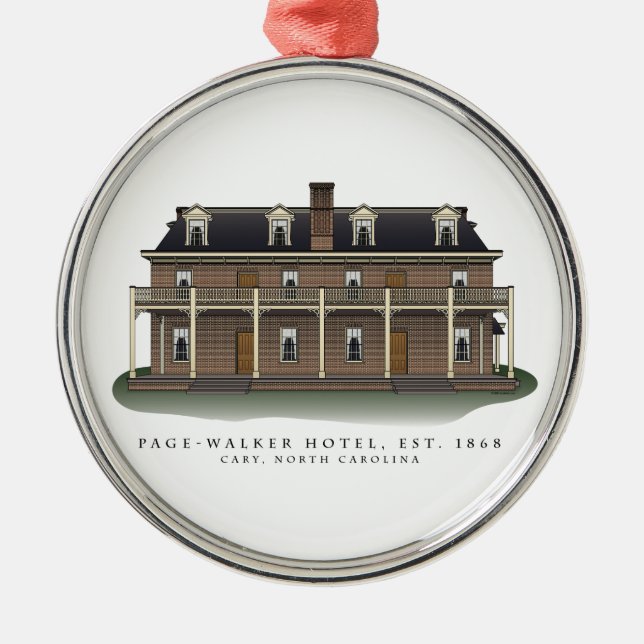 Page-Walker Hotel Cary, NC Commemorative Ornament (Front)