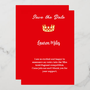 Pageant Announcement