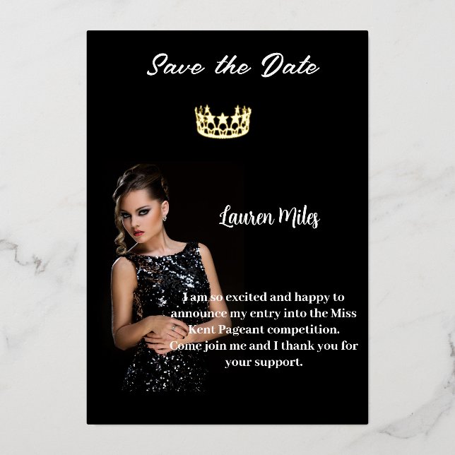 Pageant Announcement (Front)