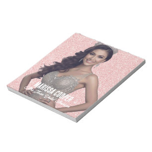 Pageant Autograph Notepad Rose Gold Photo Pad