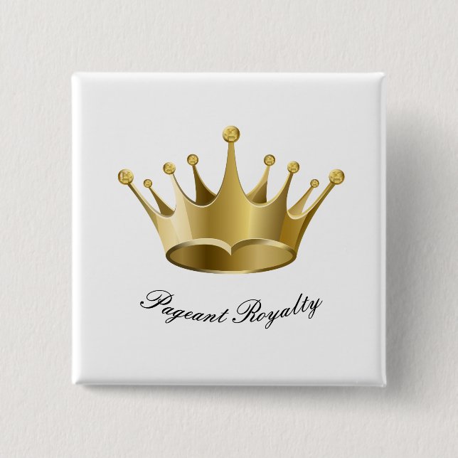 Pageant Button Pin (Front)