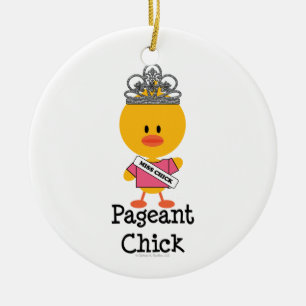Pageant Chick Ornament
