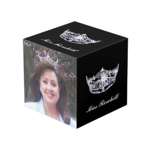 Pageant Crown Custom Photo Cube
